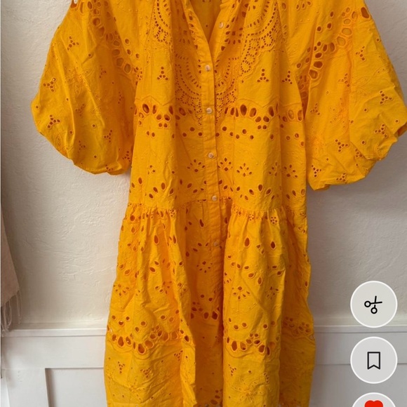 Anthropologie Sunflower Eyelet Blouse - Picture 4 of 4